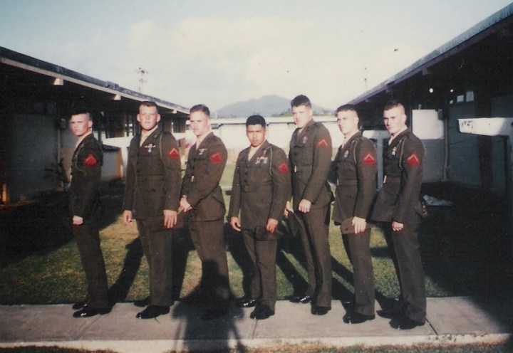 Young Marine and his Squad