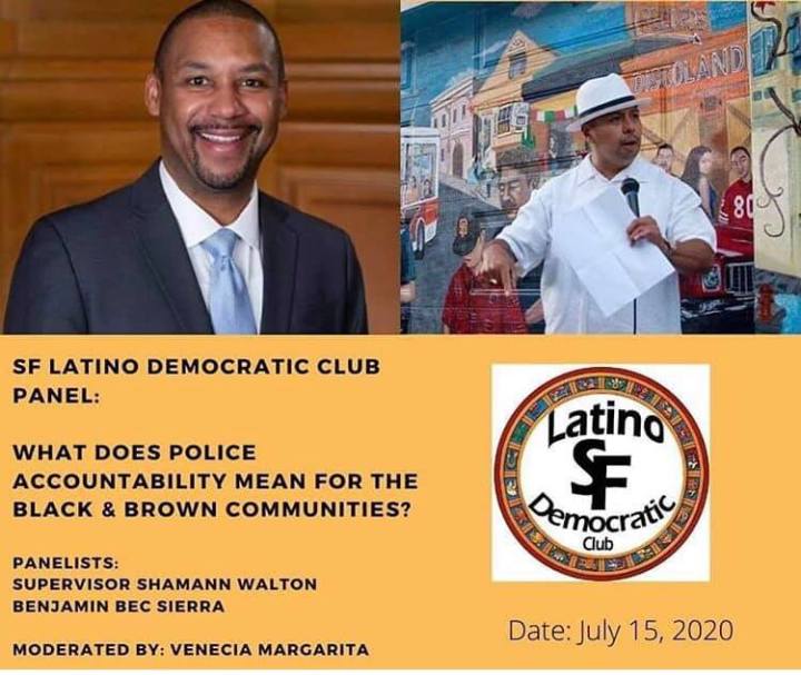 SF Latino Democrat Panel on Police 2020