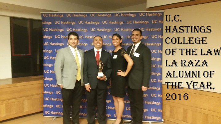 UC Hastings College of the Law Alumnus of the Year 2016, La Raza